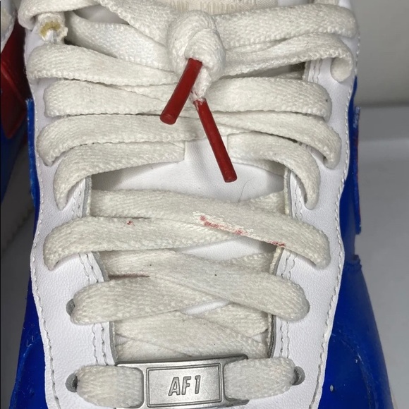 Men's Nike Air Force 1 Low Unlocked By You 

Size 9 Red /Blue /White - Picture 14 of 16